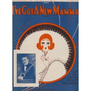 Ich habe eine neue Mamma 1924 Vintage Noten Charles Dornberger Klavier Gesang