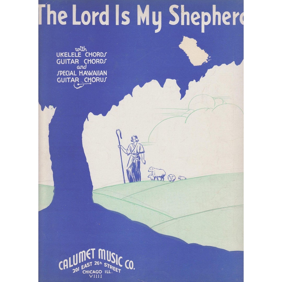 The Lord is My Shepherd Sheet Music Piano Guitar Ukulele Sheet Music ...