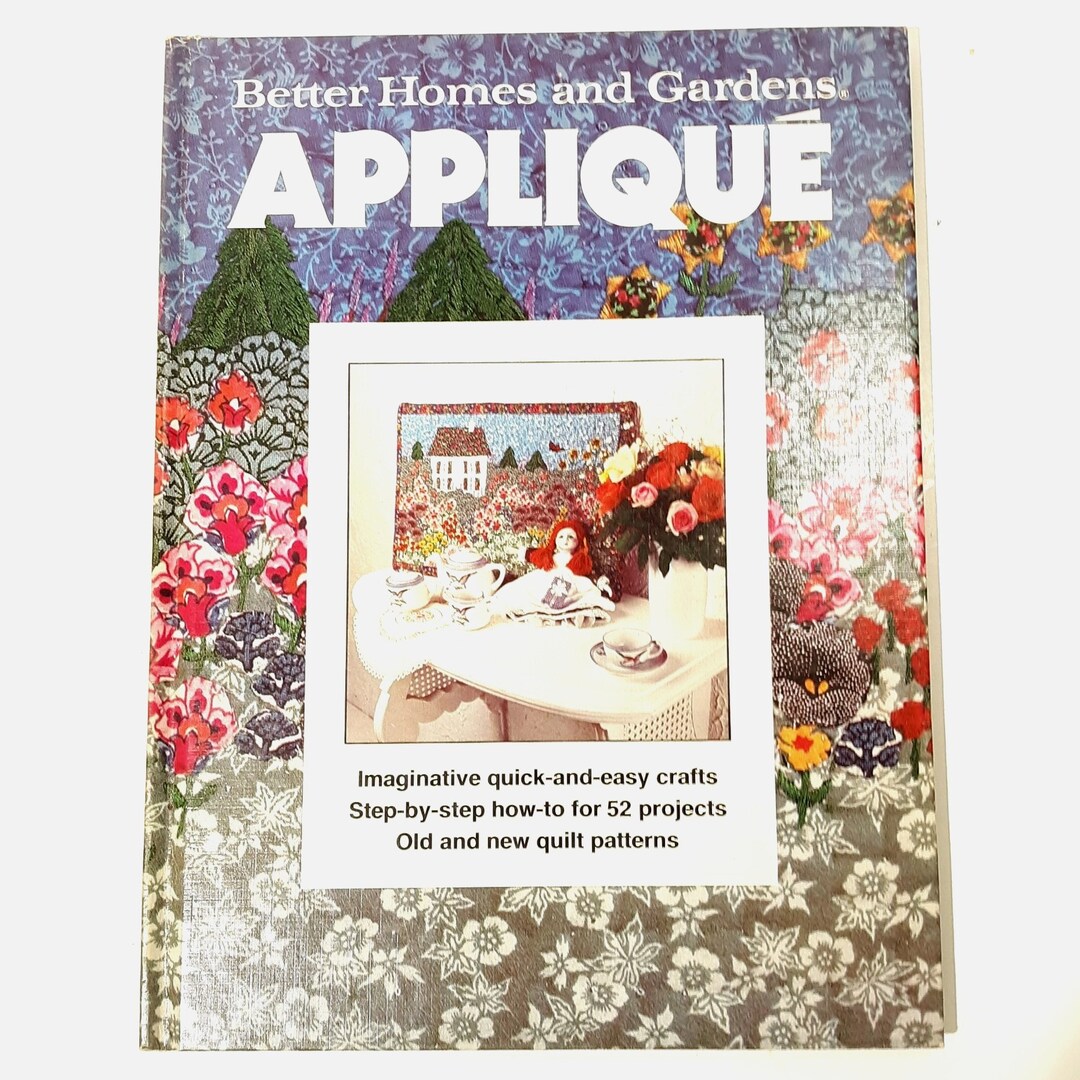 Better Homes and Gardens Applique 1978 Vintage Mid Century 52 Project ...