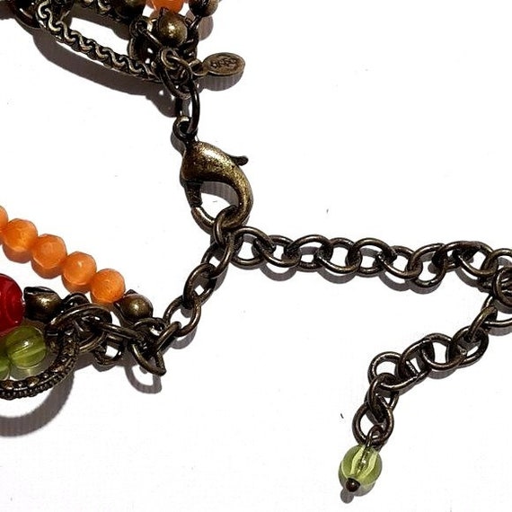 Premier Design Multi Strand Necklace Chain Bead - image 4