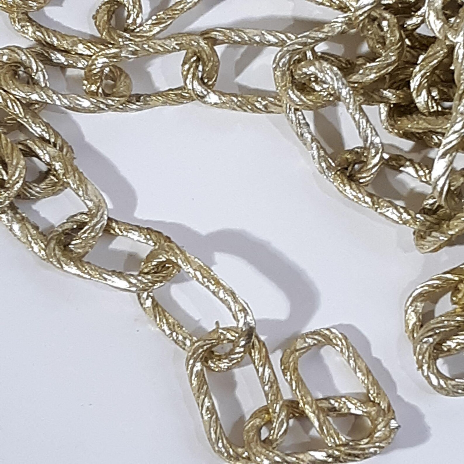 Chain Garland 2 Sets 18 Plastic 1 Gold Silver Link Vintage Etsy