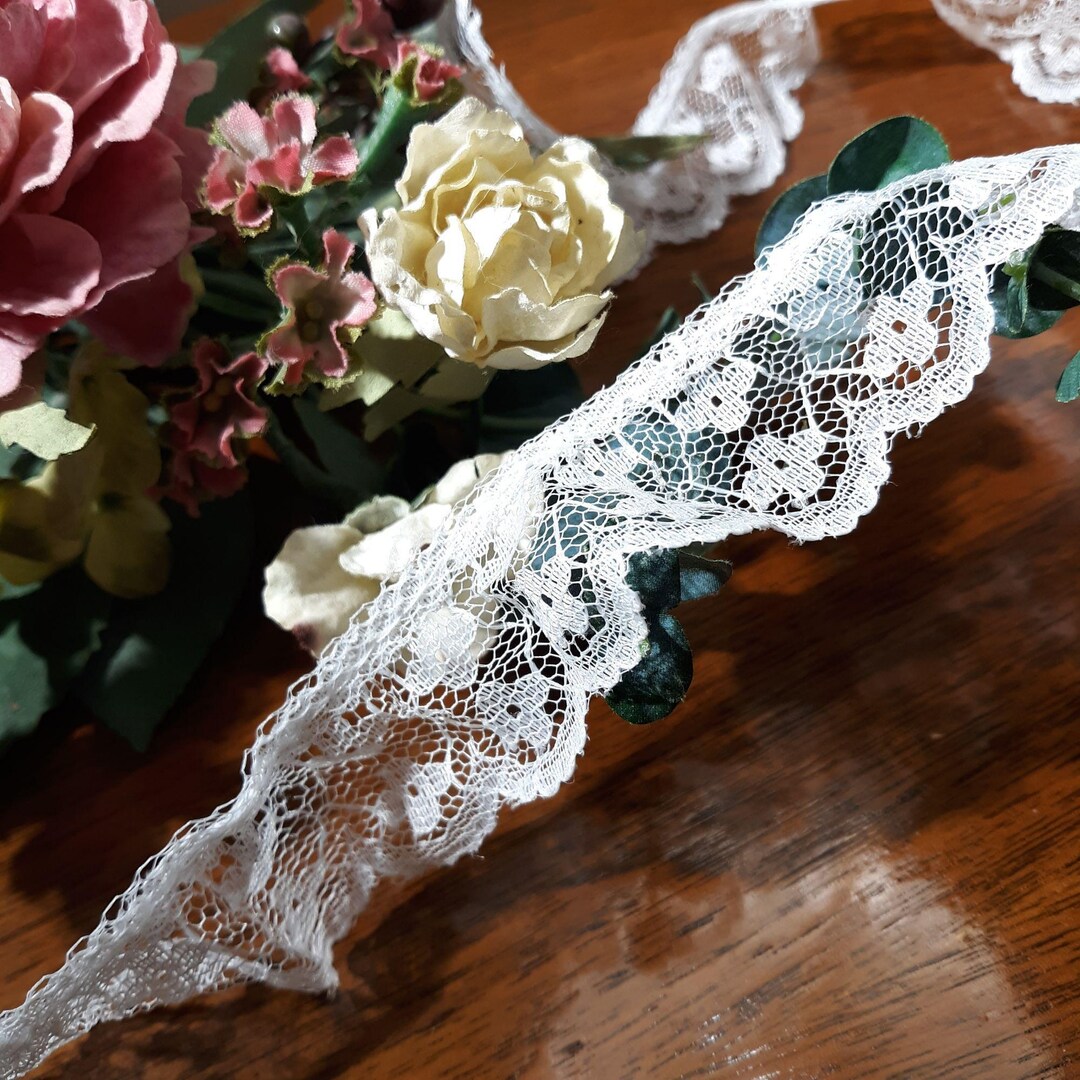 Lace Ruffels White Ruffle Lace Vintage 1
