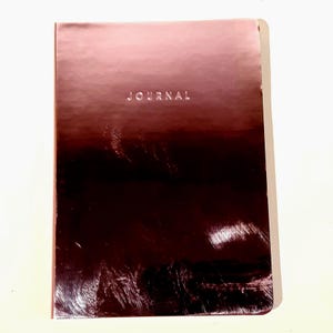 Cuaderno de hojas estrechas de Office Depot, color oro rosa brillante, 150 hojas, 8,25" x 5,75"