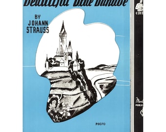 1936 Beautiful Blue Danube Piano Sheet Music Johann Strauss - Etsy