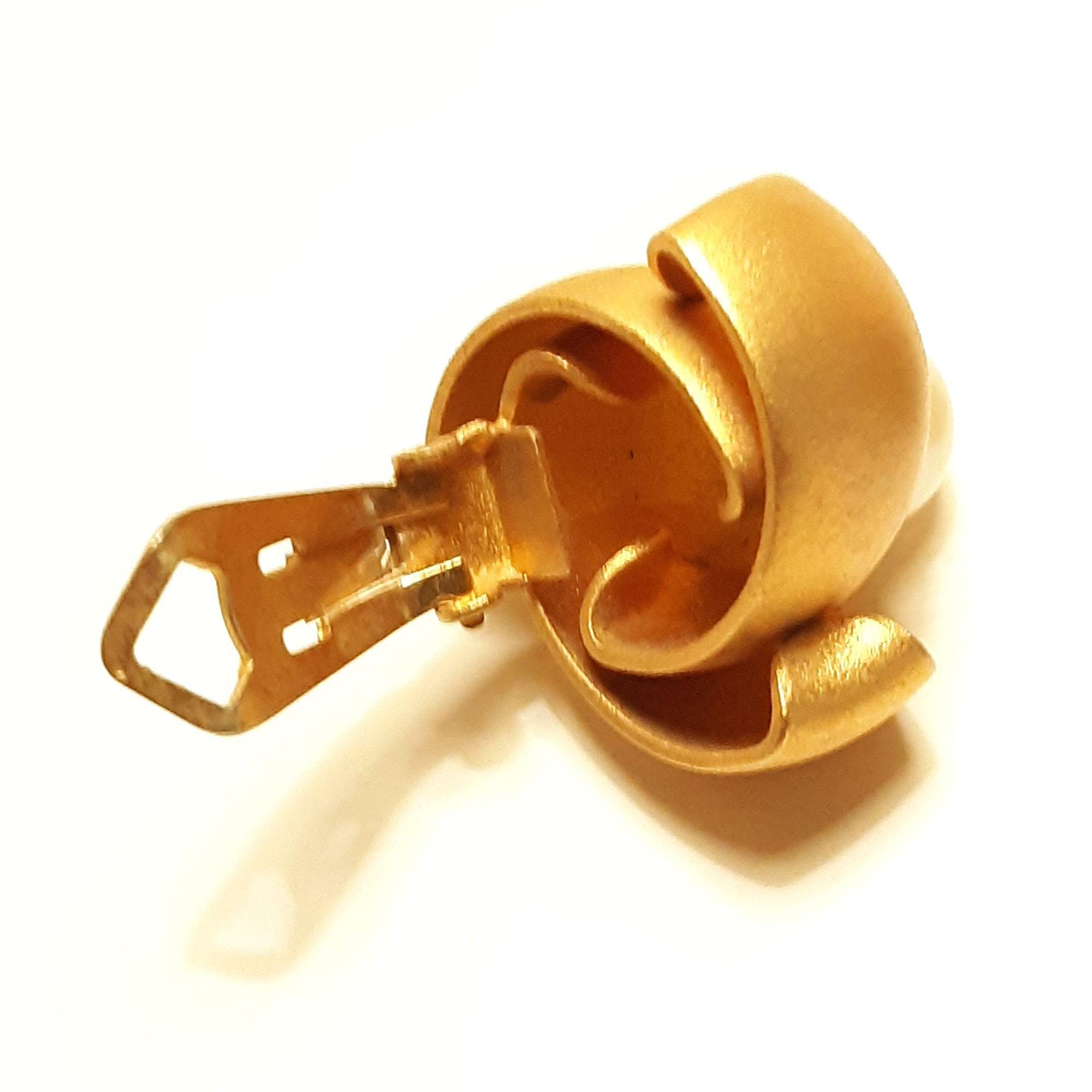 Orecchini A Goccia Con Perle Vintage In Oro 18ct Anni '40 In - Foto 4