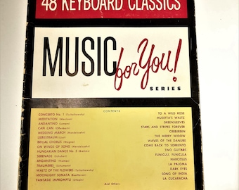 Music For You Series 48 Keyboard Classics Songbook 1954 Sheet Music