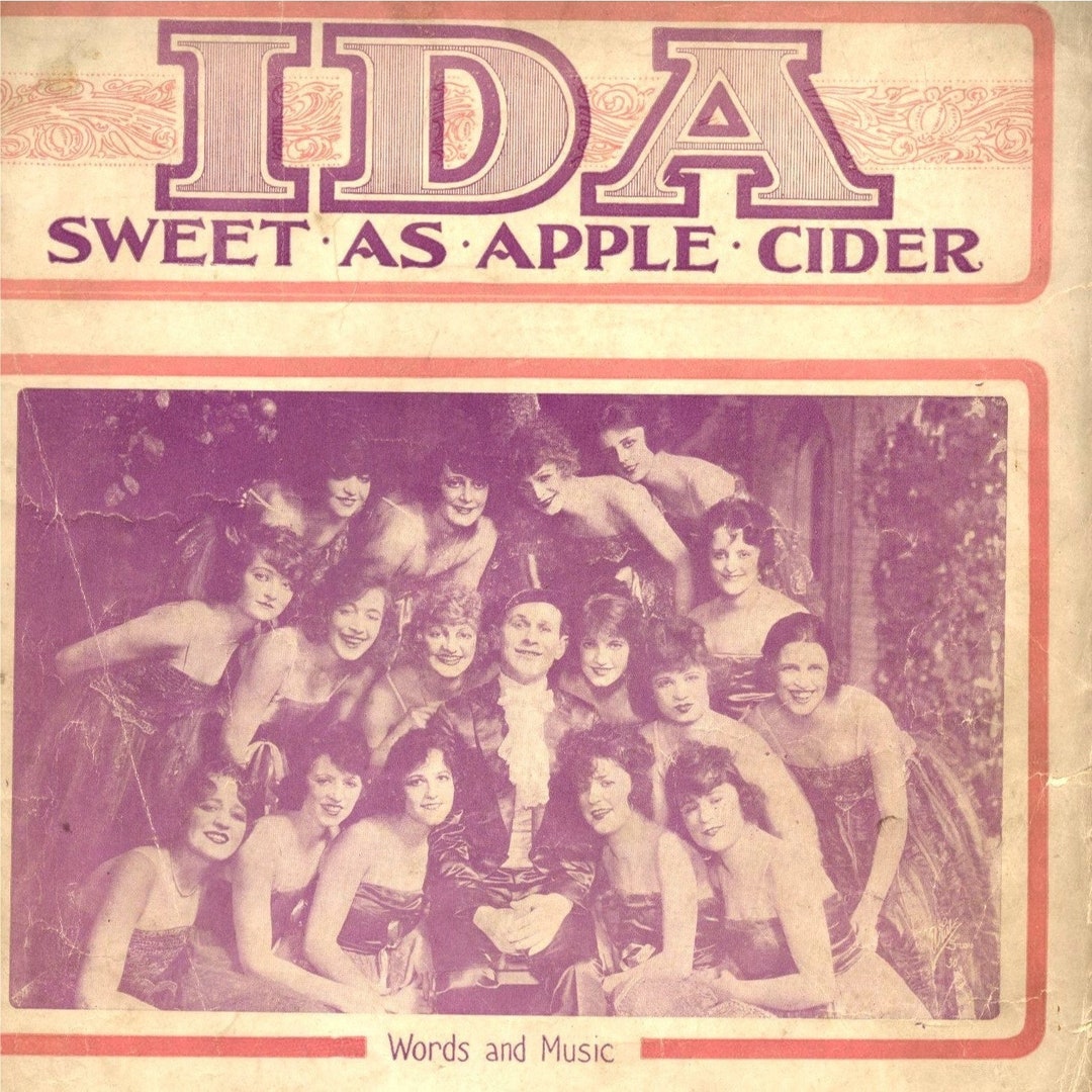 IDA as Sweet as Apple Cider Vintage 1903 Sheet Music Piano Vocals Eddie