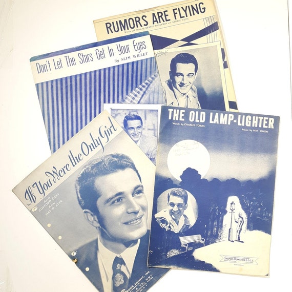 Perry Como Vintage Sheet Music Lot 4 Piano Vocals - Etsy