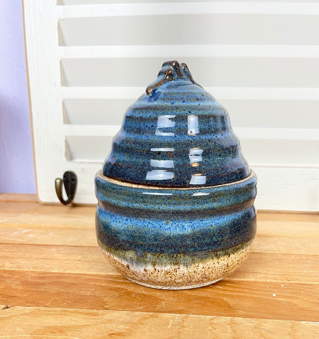 Stoneware Sugar Bowl With Lid Etsy
