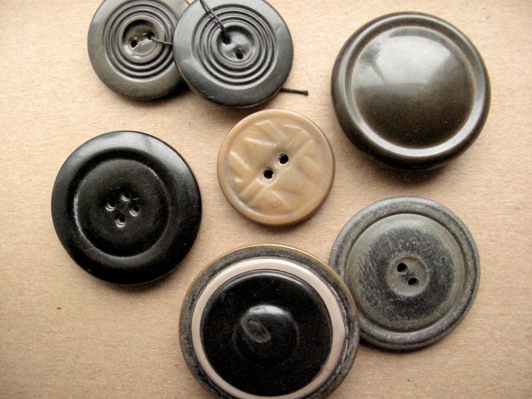 Carolean Button Mixed Lot of Large Edwardian Buttons - Etsy