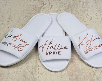 personalised hen party slippers