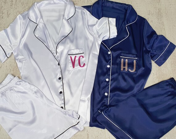 Monogrammed pyjamas