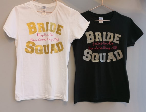Personalised Bride Squad T-shirt