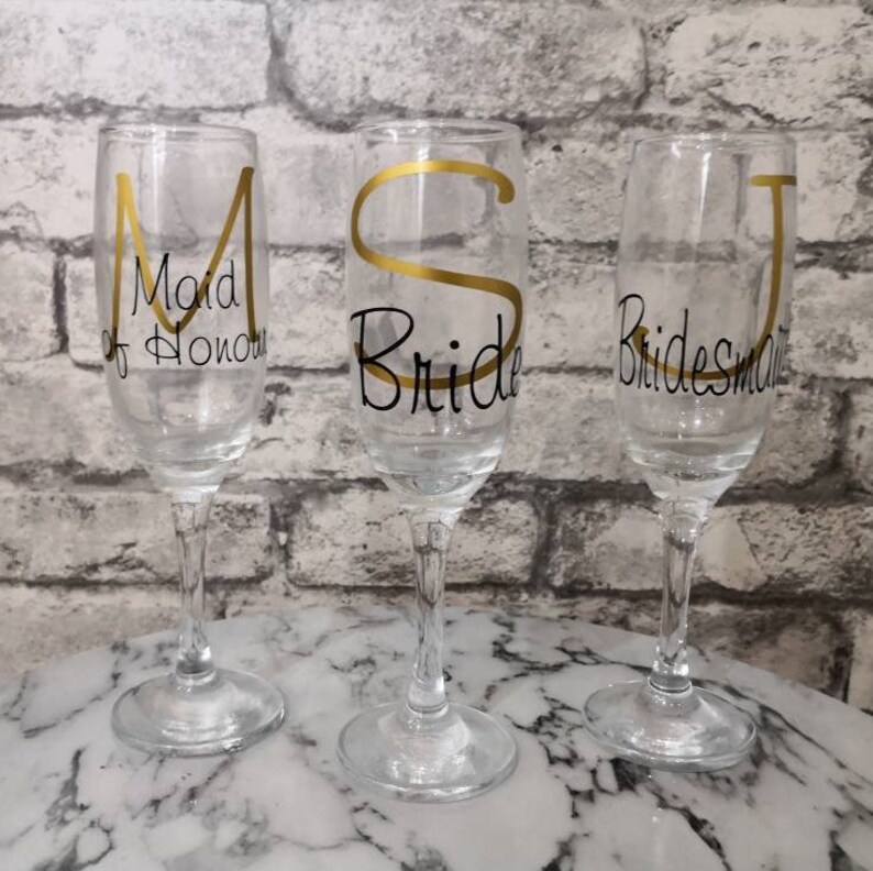 Personalised wedding glasses wedding champagne flutes etsy