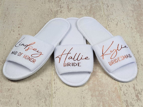 bridesmaid slippers