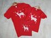 Family Christmas pyjamas, matching T-shirts, matching stag tops, Christmas pjs 