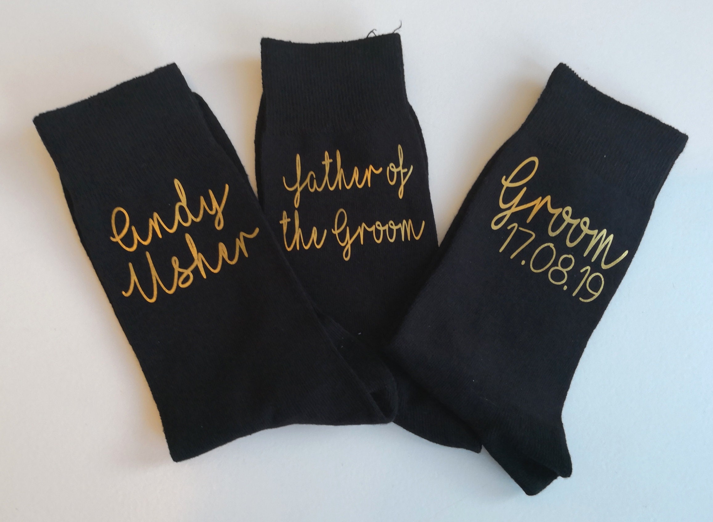 Personalised Wedding Day Socks Groom Socks Groomsman Socks Etsy