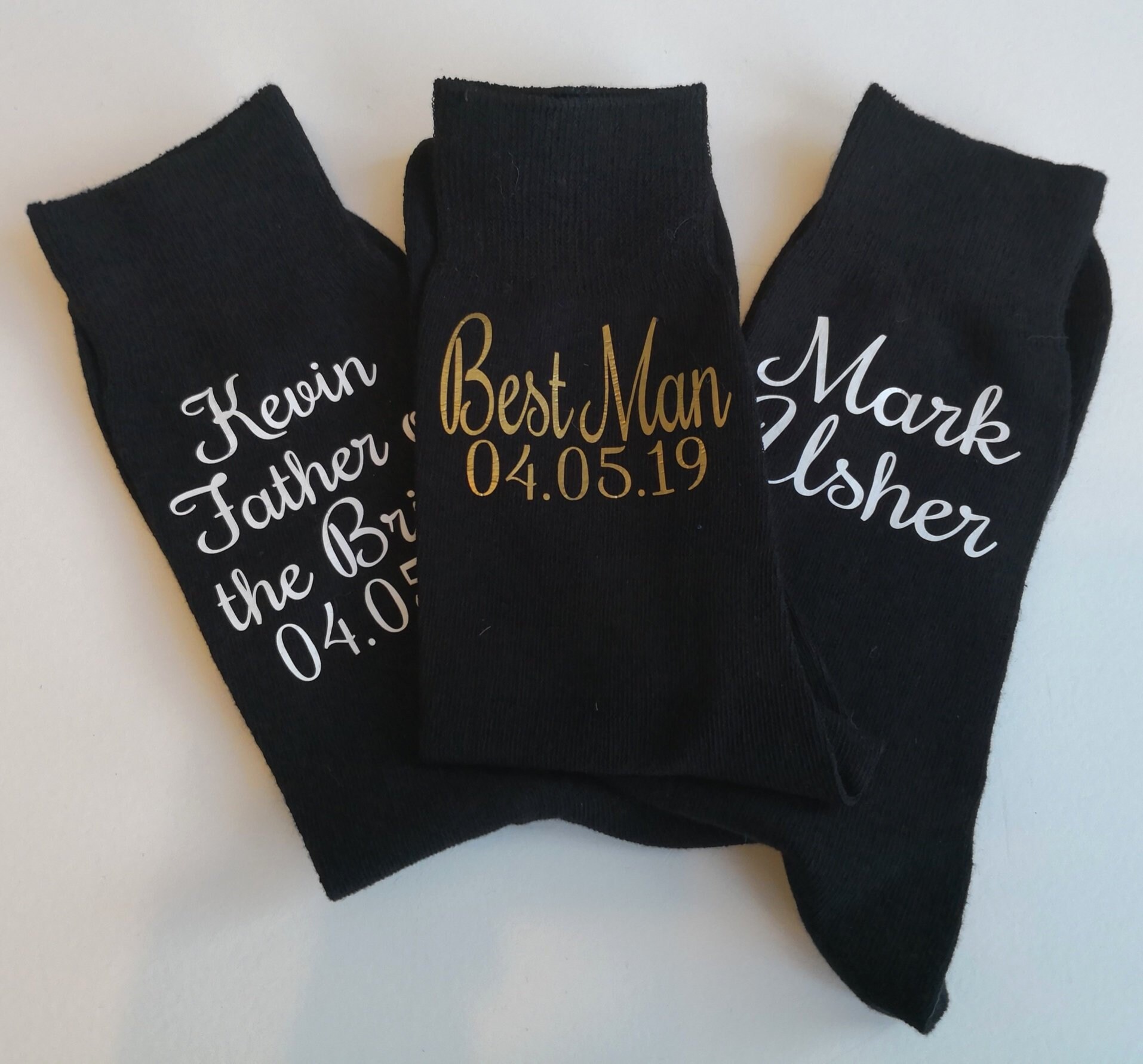 Groomsman Socks Wedding Day Socks Groom Socks Father of the Etsy UK