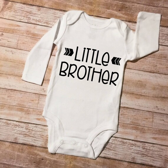 Little Brother Baby grow, New Baby, Baby shower gift, new little brother gifts, Baby boy gifts, Baby brother, Romper suit, Baby grows