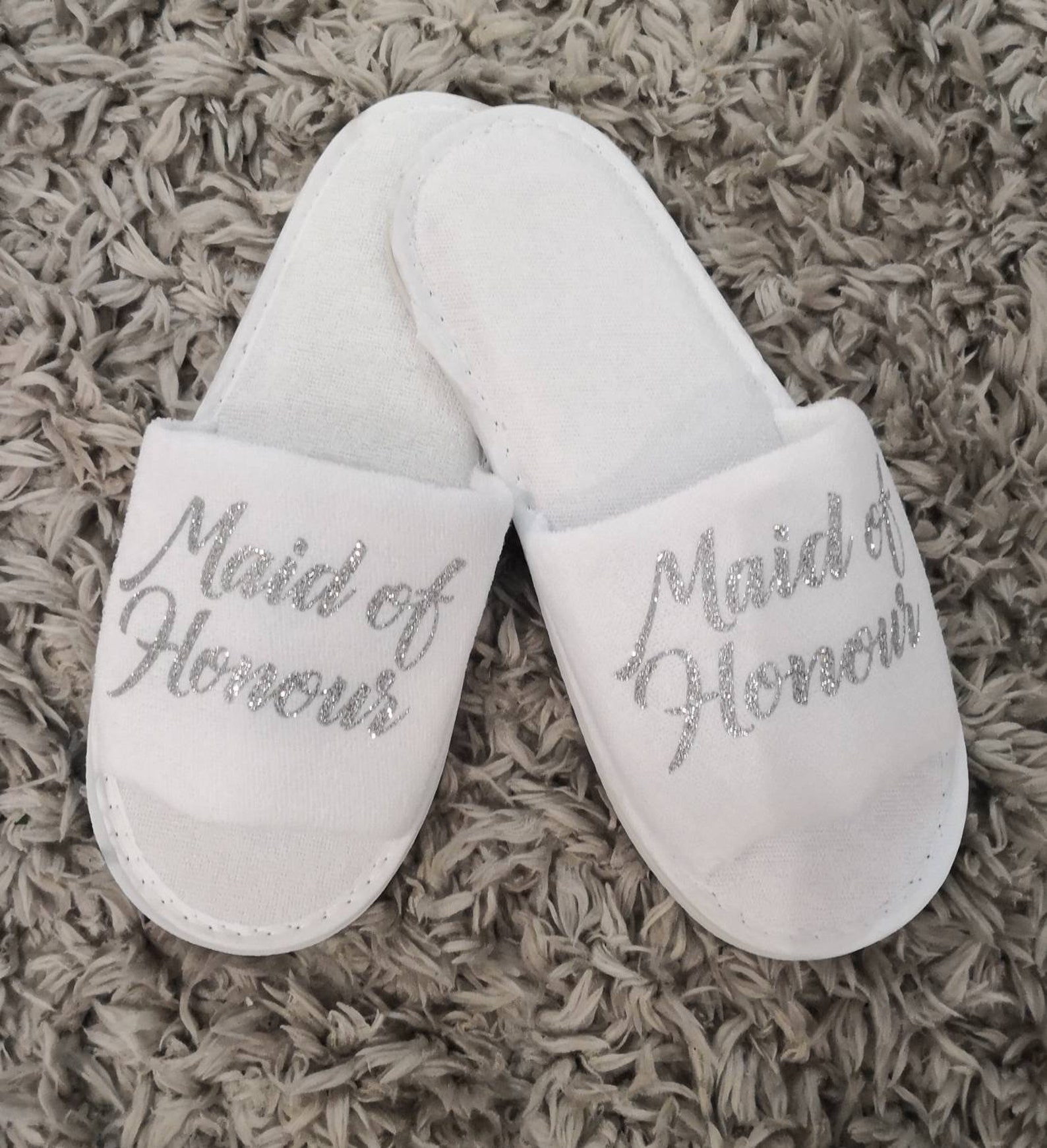 Personalised wedding Slippers Bridal party gifts Spa Etsy