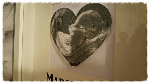 Baby scan keepsake frame, sonogram picture, framed gifts, baby announcement, scan pictures, box frame, baby shower gifts