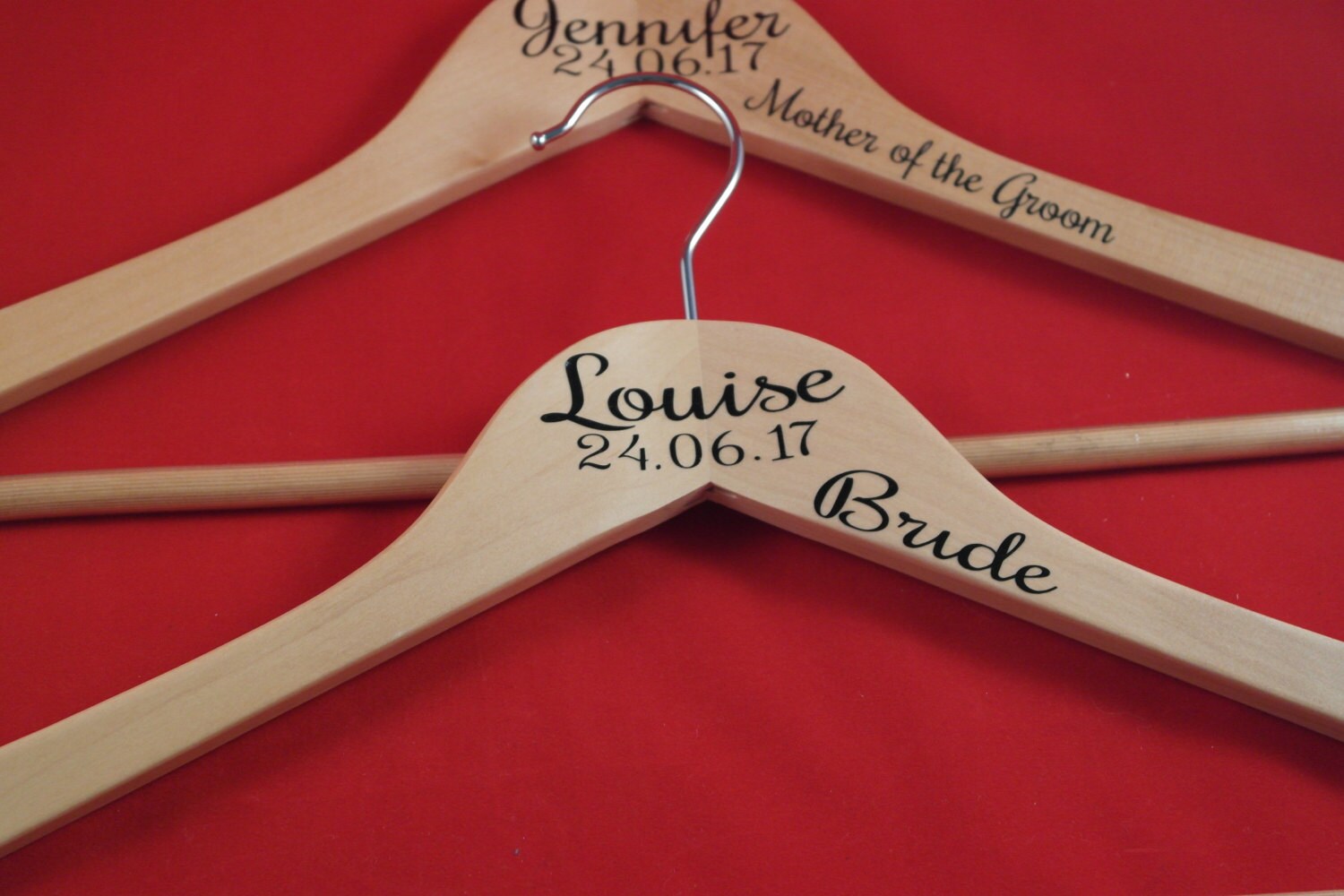 Wooden Wedding Dress Hangers Bridesmaid Gifts Dress Hanger