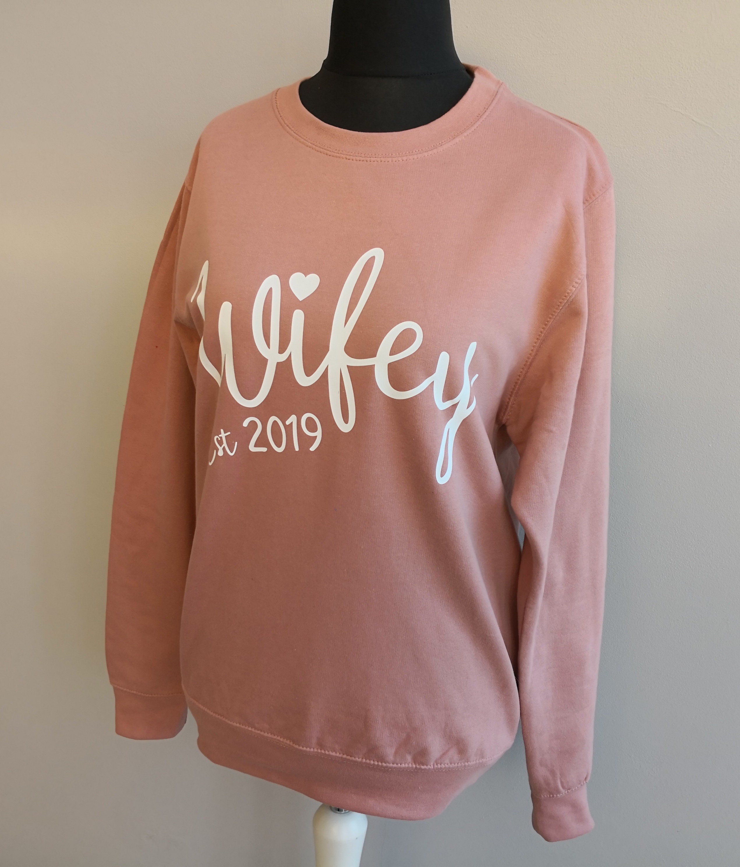 Personalised Womens wifey sweatshirt