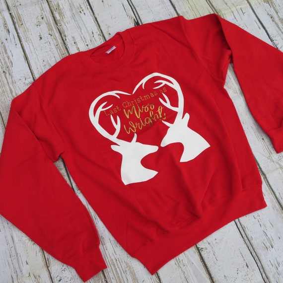 Last Christmas as a Miss Sweatshirt, Personalised Christmas Jumper, wifey gift