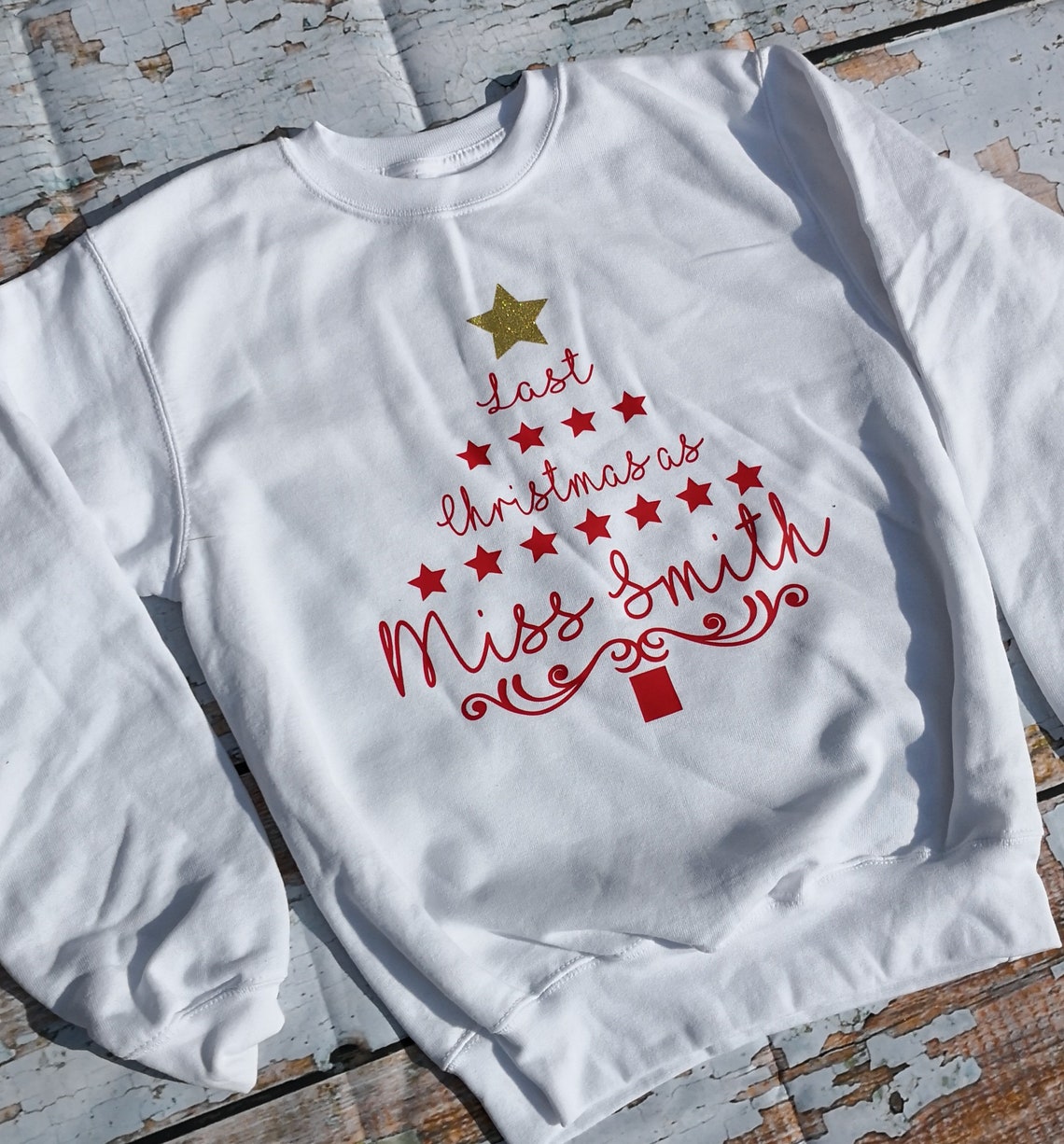 A Christmas Wedding 2022 Last Christmas as a miss 2022 wedding Christmas jumper Etsy