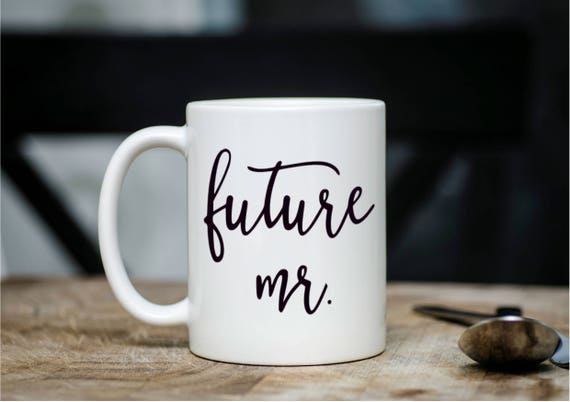 Future Mr Mug, Engagement Gift, Wedding Planning Mug, Future Mr, Husband to be gift,
