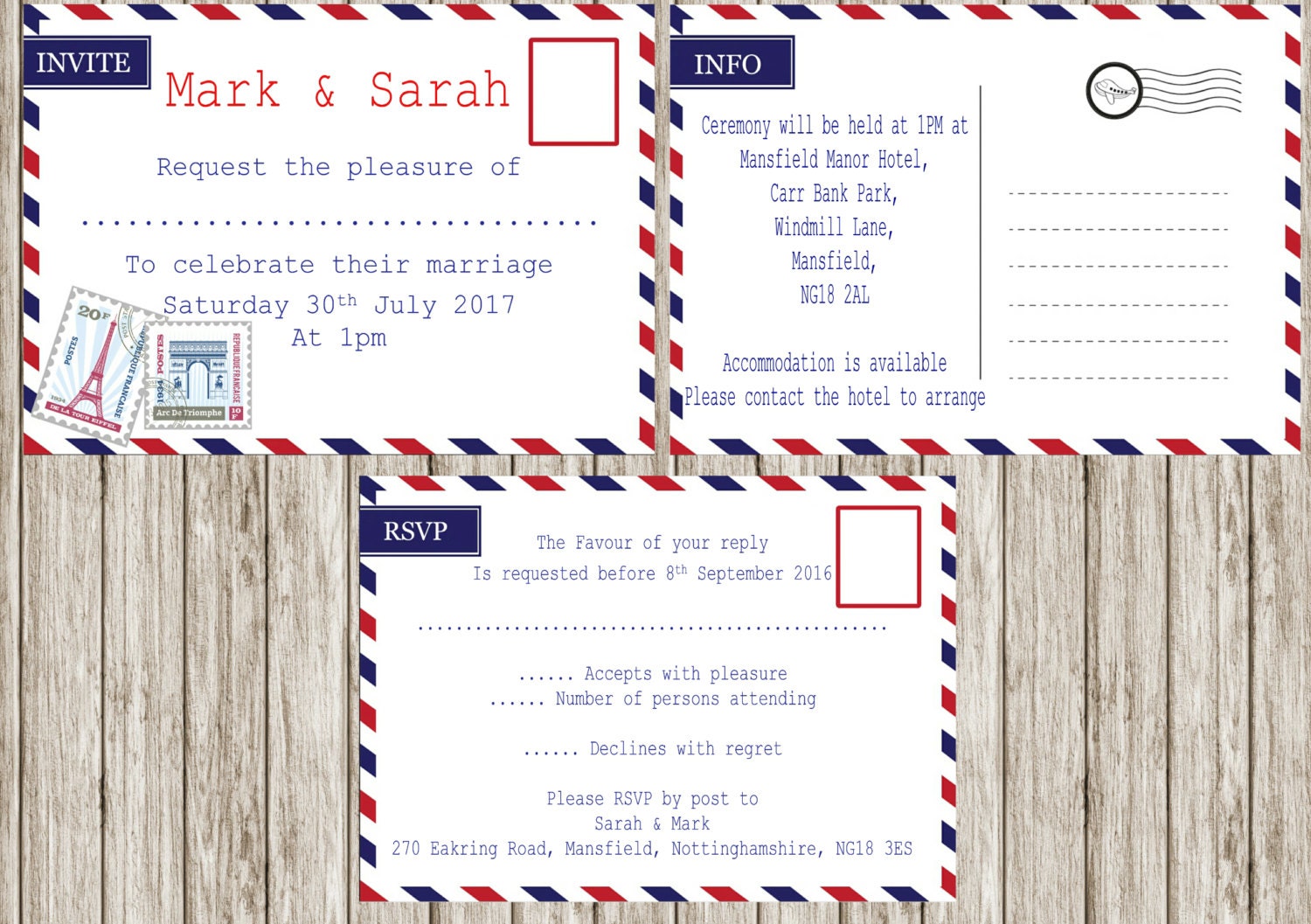 Air mail wedding invitation, Printable wedding invitations, Abroad