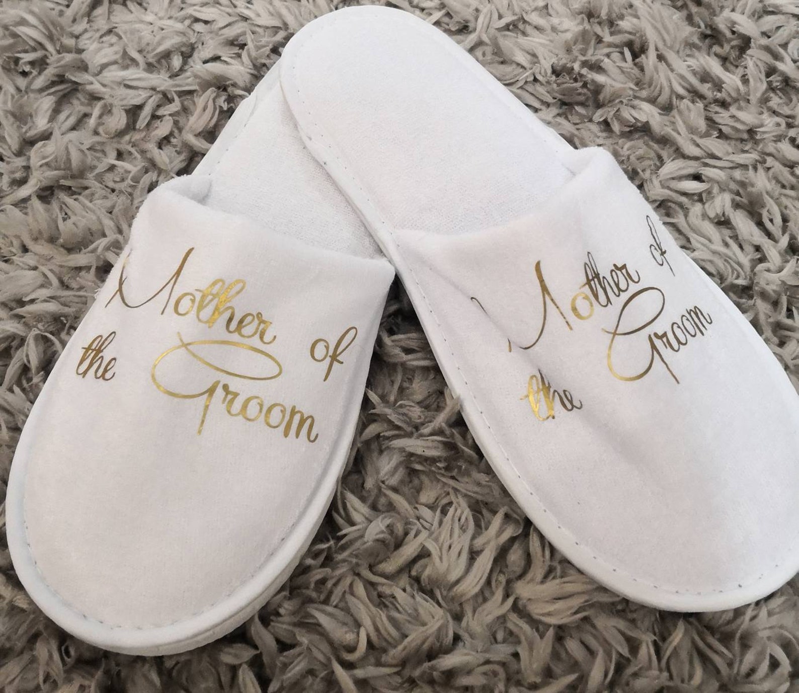 personalised wedding slippers
