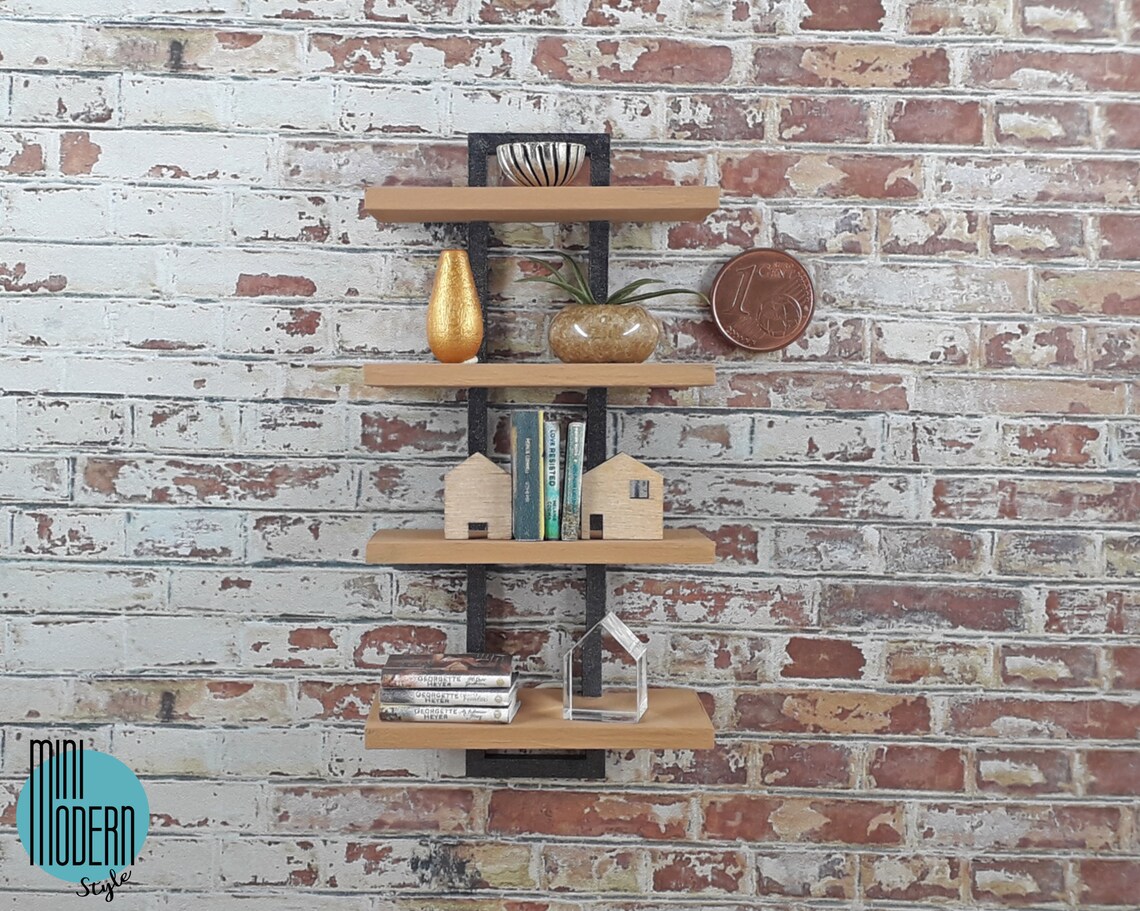 Raw Mdf Wall Shelf Kit to Assemble in 112 Scale for Etsy