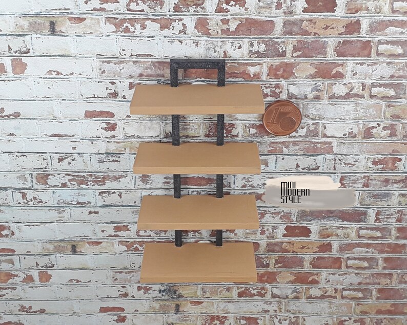 Raw mdf wall shelf kit to assemble in 112 scale for Etsy