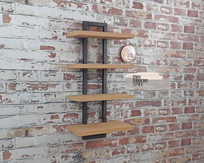 Raw mdf wall shelf kit to assemble in 112 scale for Etsy