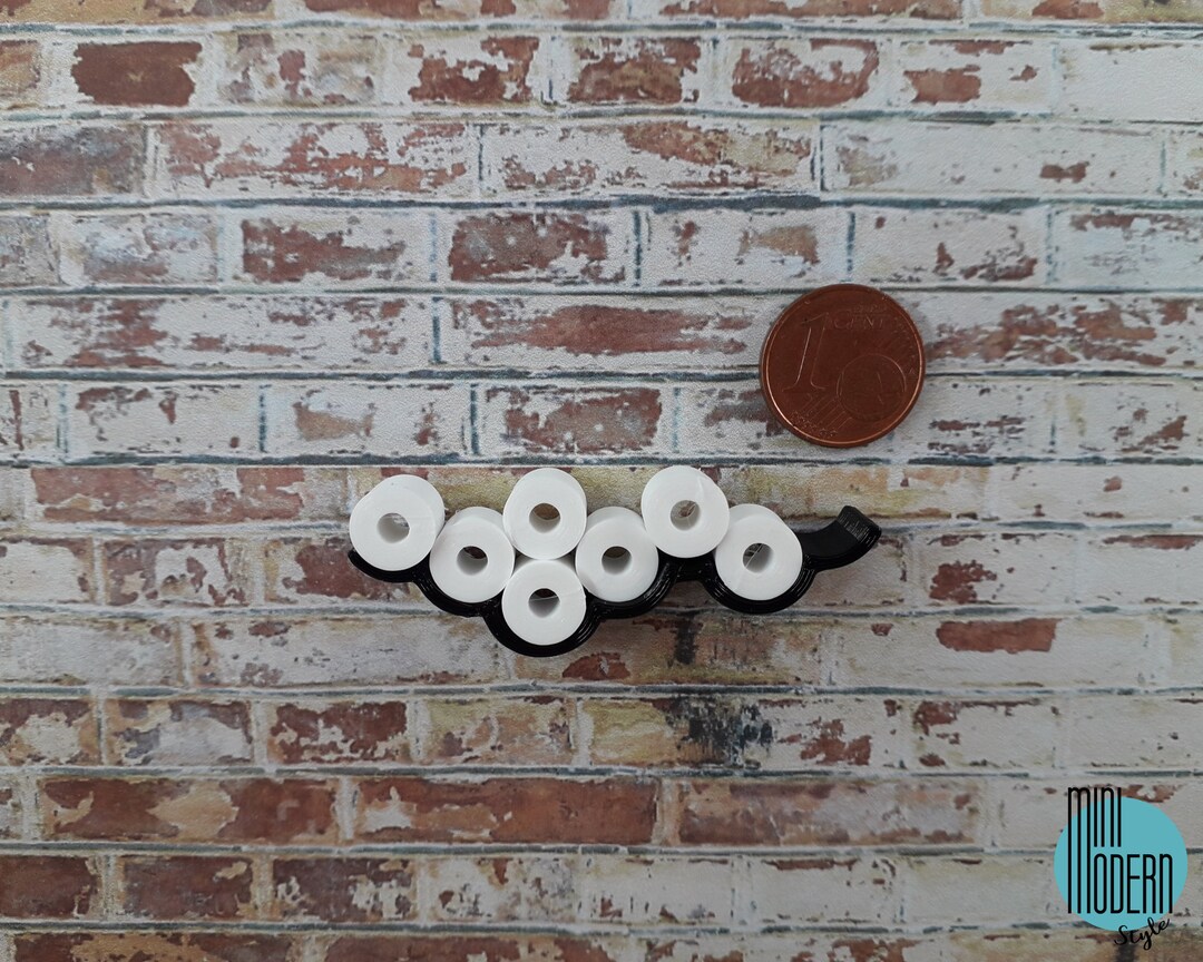 Miniature Cloud Shelf Toilet Paper in Colorful Plastic 112 Etsy