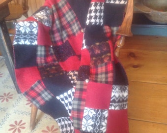 Wollen Trui Plaid Quilt