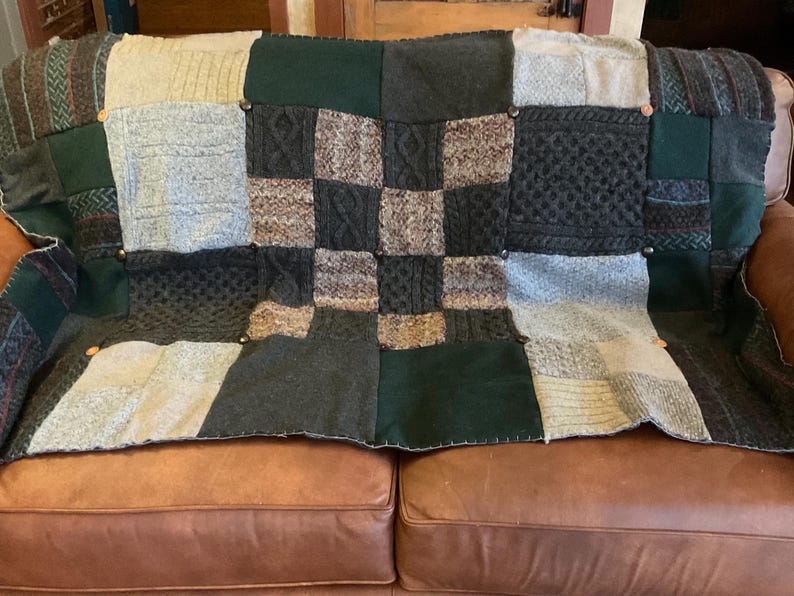 Handmade wool Throw