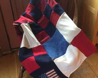 Wollen trui Americana gooien quilt