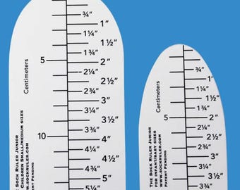 The Sock Ruler-Pkg of 2 For Knitting or Crocheting