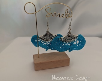 Bolero Lace Earrings / Crochet Earrings / Birthday Gift / Summertime Earrings / Gift for her