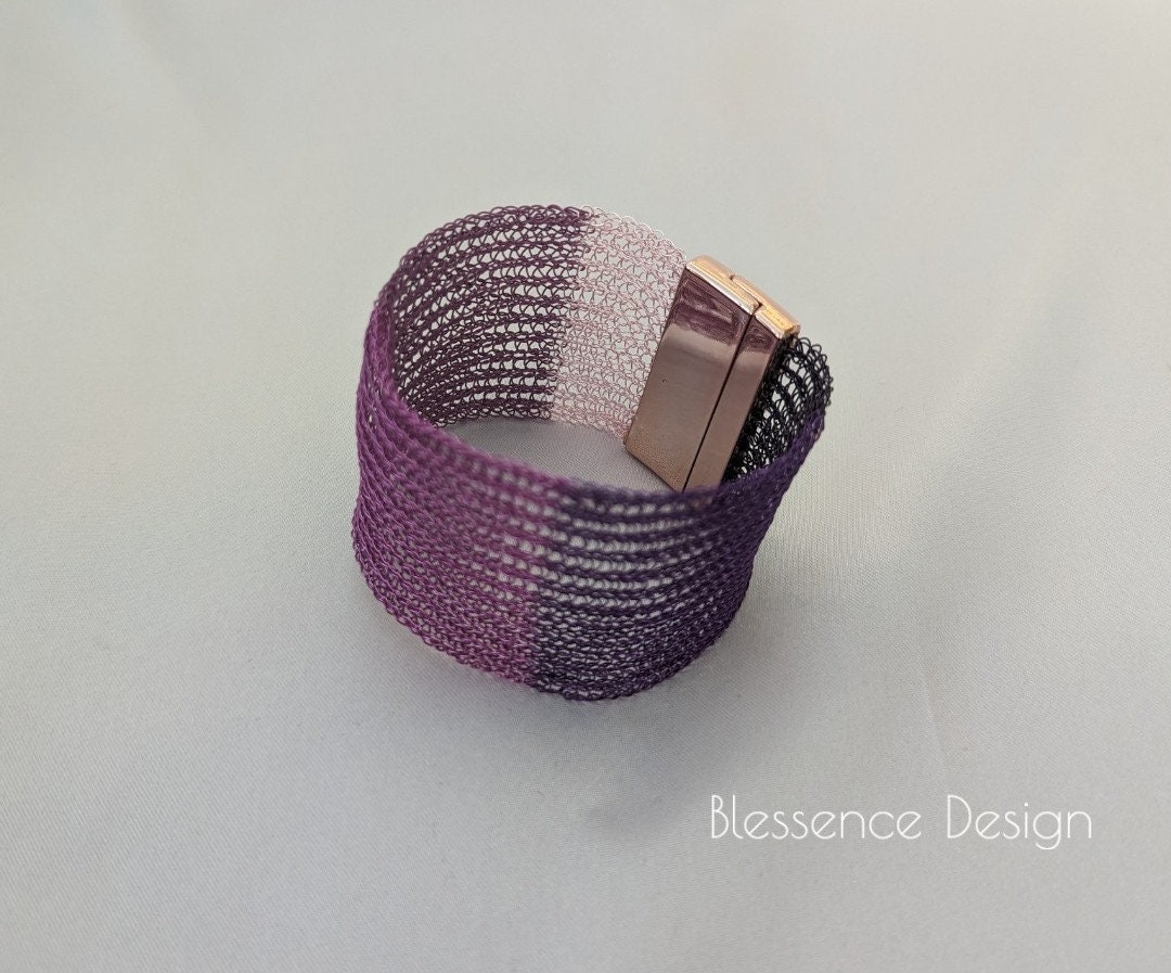 Beautiful Wire Crochet Bracelet / Wire Crochet Jewellery Etsy