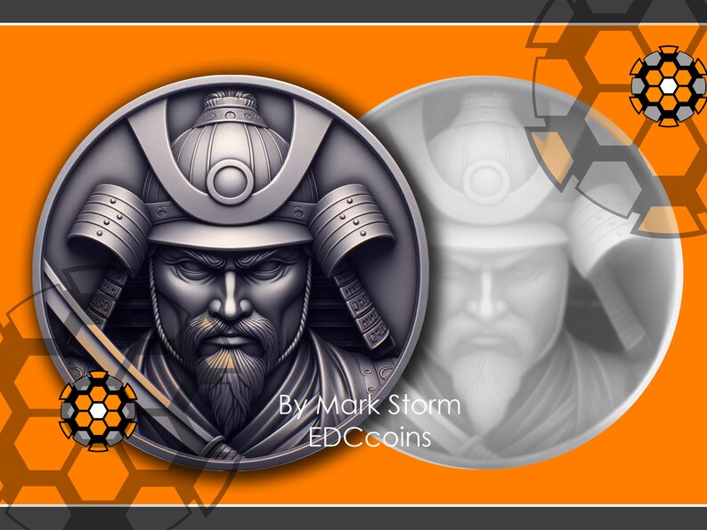 Shogun Samurai for 3d Laser Engraving With Height Map | Digital ...