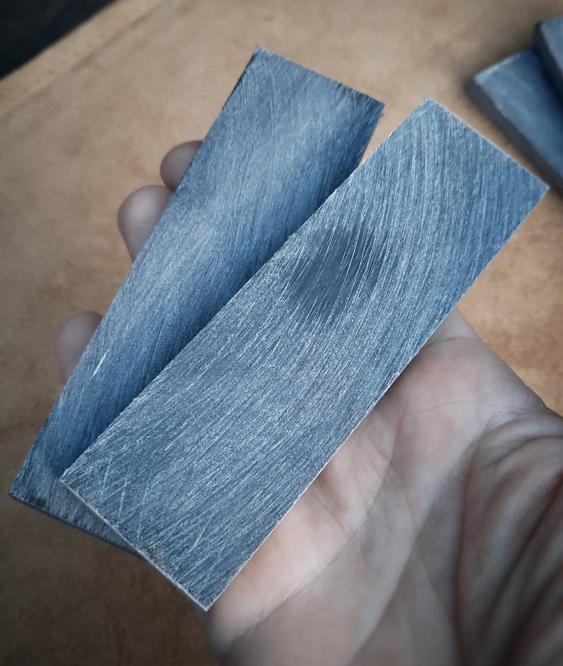 Black Buffalo Horn Knife Handle Scales Set for Knifemaking Etsy