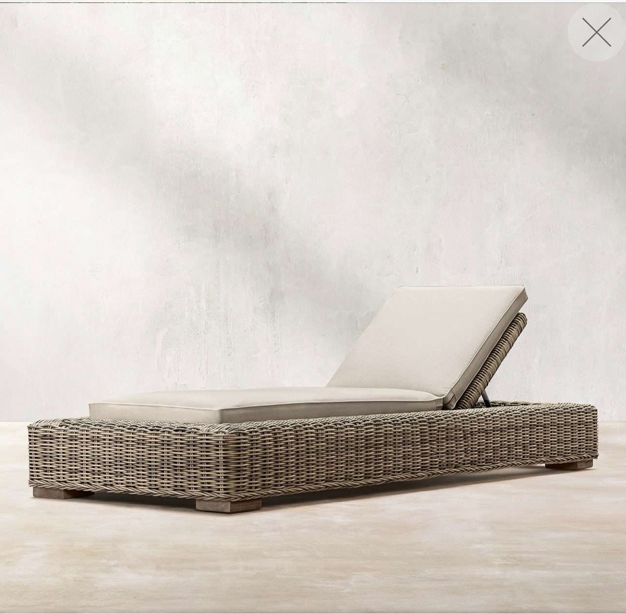 Restoration Hardware Chaise Lounge Chair Lounger Restoration Etsy