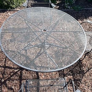 Vintage Woodard Wrought Iron Patio Furniture. Salterini | Etsy