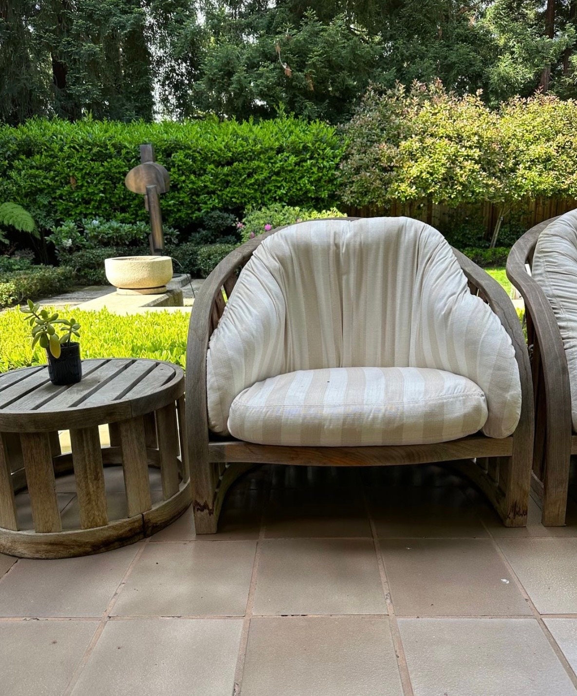 Designer Teak Conversation Set by Kipp Stewart for Design for Etsy UK