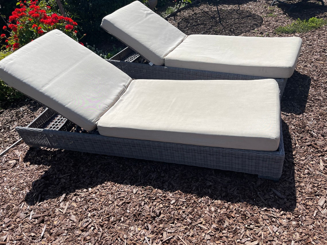 Restoration Hardware Chaise Lounge Chair Lounger Restoration Etsy