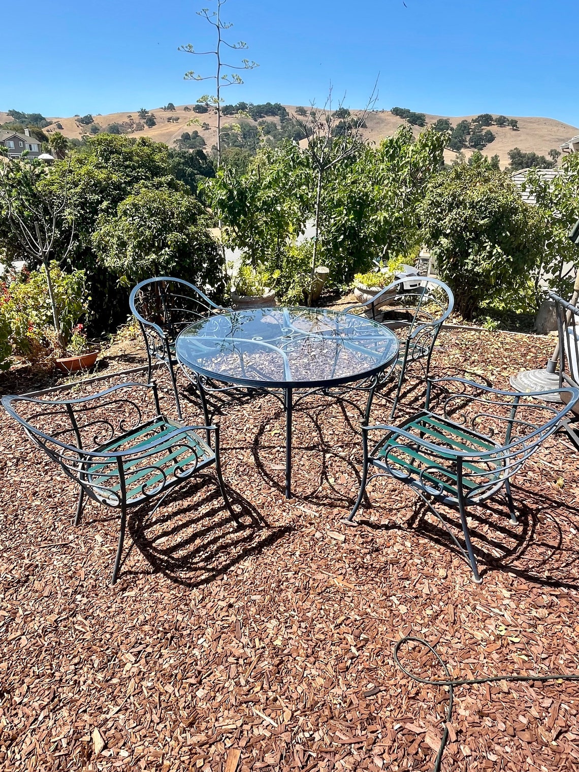 Vintage patio set by Russell Woodard outdoor furniture MCM Etsy