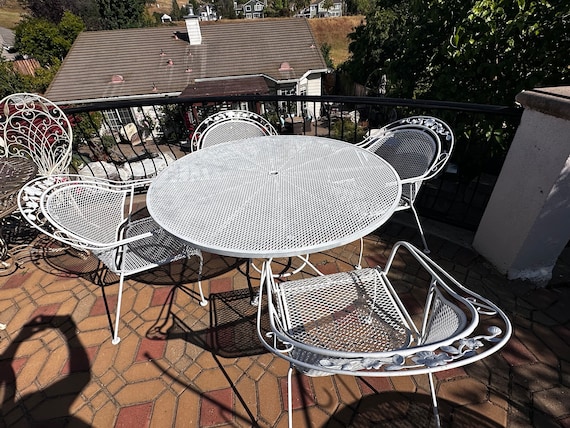 Craigslist wrought iron patio furniture sale
